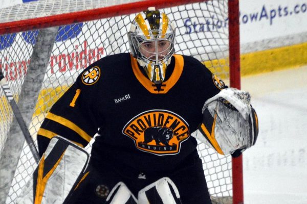 Jeremy Swayman Makes NHL Debut for Boston Bruins - University of