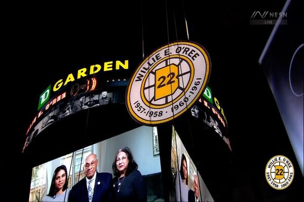 Bruins retire Willie O'Ree's jersey number, honoring first Black NHL player