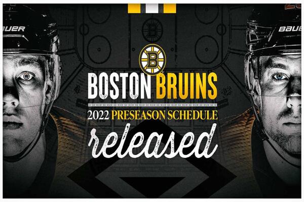 NHL Announces Official 2022-23 Bruins Regular Season Schedule
