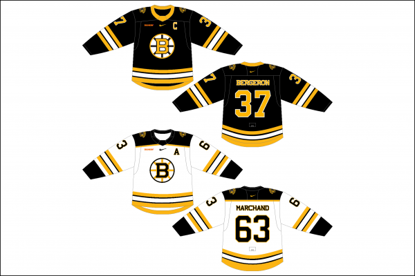 Bruins' new alternate jerseys strike gold - The Athletic