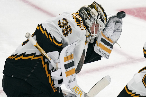Bruins' Linus Ullmark Named Third Star For Month Of February