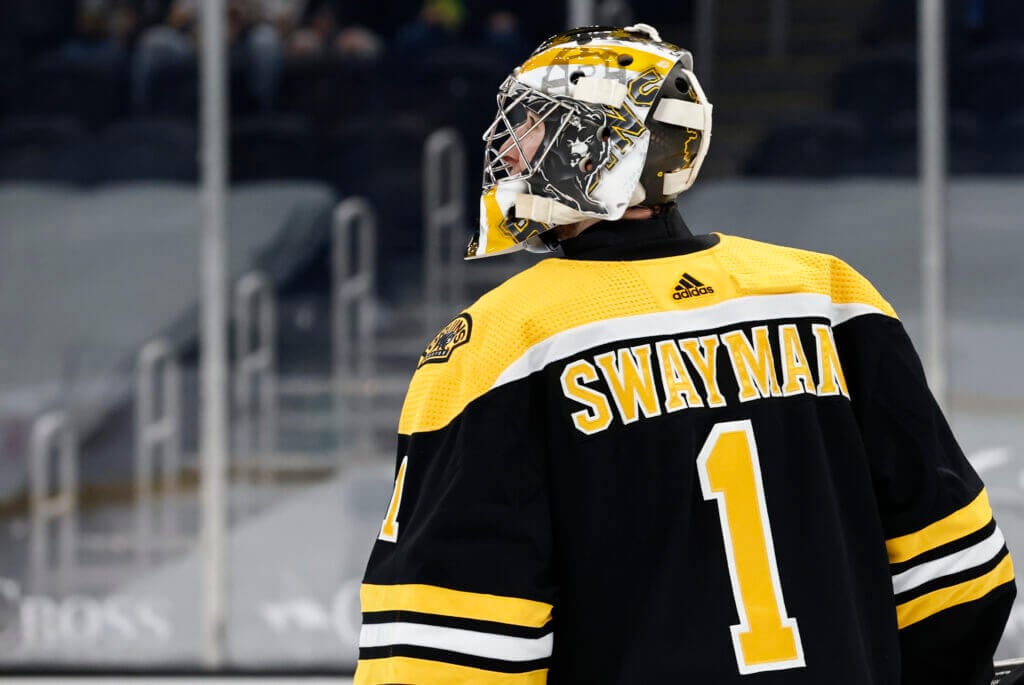 Boston Bruins G Swayman To Make First NHL Start; Miller Returns