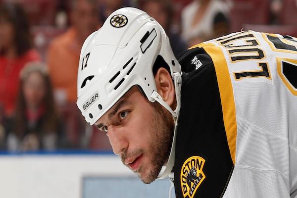Lucic celebrates return to Bruins with 1st pitch at Fenway Park